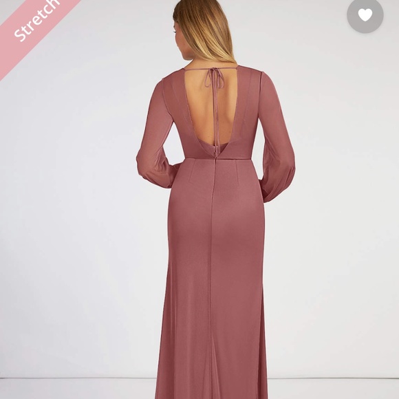 Azazie Denali dress in Dusty Rose - Picture 3 of 5